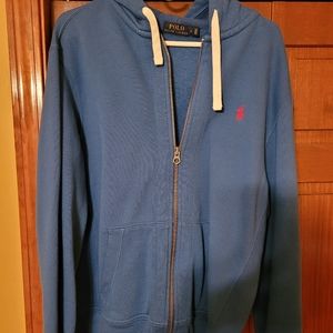 Polo zip up hoodie
